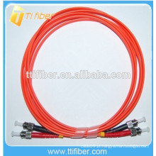 ST / UPC-ST / UPC Multimodo Duplex Fibra Óptica Patch Cord